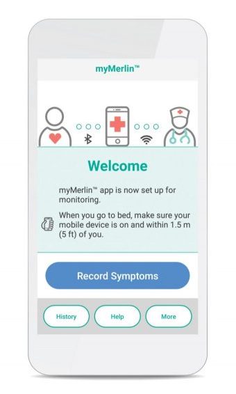 myMerlin, app, smartphone, confirm rx, confirm rx insertable cardiac monitor, cardiac monitor